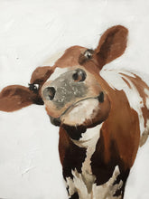 Load image into Gallery viewer, Curious Cow - A2 Canvas Print