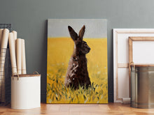 Load image into Gallery viewer, Hare in Field - A2 Canvas Print