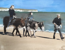 Load image into Gallery viewer, Donkey Ride Painting, Prints, Posters, Originals, Commissions, Fine Art - from original oil painting by James Coates