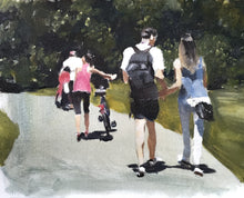 Load image into Gallery viewer, Central park Painting, PRINTS, Canvas,Poster, Commissions, Fine Art - from original oil painting by James Coates