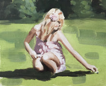 Load image into Gallery viewer, Girl Painting, Prints, Canvas, Posters, Originals, Commissions, Fine Art - from original oil painting by James Coates