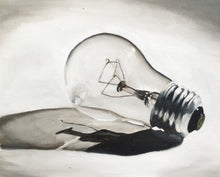 Load image into Gallery viewer, Light bulb Painting, Print, Canvas, Posters, Originals, Commissions, Fine Art from original oil painting by James Coates