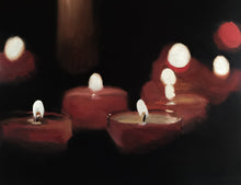 Load image into Gallery viewer, Candle Painting - Still life art - Canvas and Paper Prints Fine Art from original oil painting by James Coates