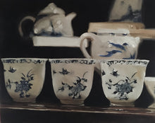 Load image into Gallery viewer, China Tea set Painting, Prints, Canvas, Posters, Originals, Commissions, Fine Art from original oil painting by James Coates