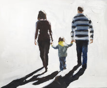 Load image into Gallery viewer, Family Walk Painting, Prints, Posters, Originals, professionals, Fine Art - from original oil painting by James Coates