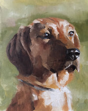 Load image into Gallery viewer, Dog Painting -Wall art - Canvas Print - Fine Art - from original oil painting by James Coates