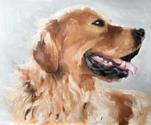 Load image into Gallery viewer, Golden Retriever Painting, Prints, Canvas, Posters, Originals, Commissions, Fine Art - from original oil painting by James Coates