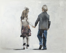 Load image into Gallery viewer, Children - Painting - Poster - Wall art - Canvas Print - Fine Art - from original oil painting by James Coates