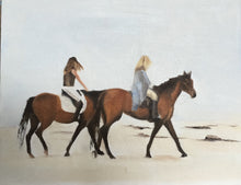Load image into Gallery viewer, Horse riding on beach - Painting Beach art - Beach Prints - Fine Art - from original oil painting by James Coates