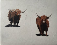 Load image into Gallery viewer, Cows Painting,Cow art ,Cow Print ,Fine Art - from original oil painting by James Coates