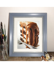 Load image into Gallery viewer, Cake Painting Wall art Canvas Print Fine Art from original oil painting by James Coates