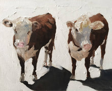 Load image into Gallery viewer, Cows Painting - Cow art - Cow Print - Fine Art - from original oil painting by James Coates