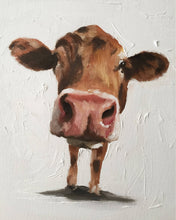 Load image into Gallery viewer, Cow Painting -Cow art - Cow Print - Fine Art - from original oil painting by James Coates