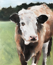 Load image into Gallery viewer, Cow Painting -Cow art - Cow Print - Fine Art - from original oil painting by James Coates