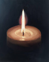 Load image into Gallery viewer, Candle Painting - Still life art - Canvas and Paper Prints Fine Art from original oil painting by James Coates