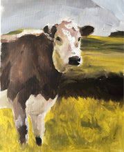Load image into Gallery viewer, Cow Painting -Cow art - Cow Print - Fine Art - from original oil painting by James Coates