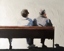 Load image into Gallery viewer, Couple - Painting - Poster - Wall art - Canvas Print - Fine Art - from original oil painting by James Coates