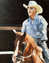 Load image into Gallery viewer, Horse rider - Painting - Poster - Wall art - Canvas Print - Fine Art - from original oil painting by James Coates