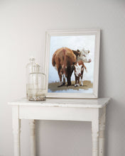 Load image into Gallery viewer, Cow Painting - Cow art - Cow Print - Fine Art - from original oil painting by James Coates