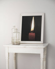 Load image into Gallery viewer, Candle Painting - Still life art - Canvas and Paper Prints Fine Art from original oil painting by James Coates