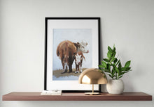 Load image into Gallery viewer, Cow Painting - Cow art - Cow Print - Fine Art - from original oil painting by James Coates