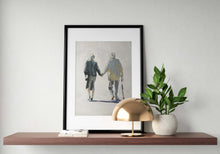 Load image into Gallery viewer, Couple Painting - Poster -Wall art - Canvas Print - Fine Art - from original oil painting by James Coates