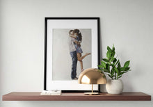 Load image into Gallery viewer, Love Painting - Poster - Wall art - Canvas Print - Fine Art - from original oil painting by James Coates