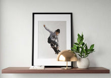 Load image into Gallery viewer, Skateboarder Painting, Wall art, skateboarding Canvas Print, Fine Art - from original oil painting by James Coates