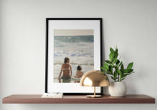 Load image into Gallery viewer, Family on beach Painting, Beach art ,Beach Prints ,Fine Art - from original oil painting by James Coates