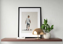 Load image into Gallery viewer, Football Soccer - Painting - Poster - Wall art - Canvas Print - Fine Art - from original oil painting by James Coates