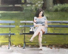 Load image into Gallery viewer, Woman Painting, Posters, Prints, Commissions, Fine Art - from original oil painting by James Coates