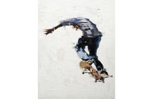 Load image into Gallery viewer, Skateboarder Painting,PRINTS, Canvas Poster, Commissions, Fine Art - from original oil painting by James Coates