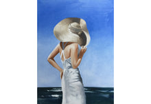 Load image into Gallery viewer, Woman in hat Painting, Prints, Canvas, Posters, Originals, Commissions, Fine Art - from original oil painting by James Coates