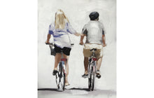 Load image into Gallery viewer, Love on a bicycle Painting, Prints, Canvas, Posters, Originals, Commissions, Fine Art - from original oil painting by James Coates