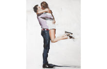 Load image into Gallery viewer, Couple embracing - Painting -Wall art - Canvas Print - Fine Art - from original oil painting by James Coates