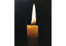 Load image into Gallery viewer, Candle Painting - Still life art - Canvas and Paper Prints Fine Art from original oil painting by James Coates