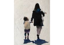 Load image into Gallery viewer, Mommy and Daughter Painting, Wall art, Canvas Print, Fine Art - from original oil painting by James Coates