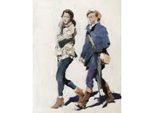 Load image into Gallery viewer, Friends Painting, friends Wall art, friends Canvas Print , friends Fine Art - from original oil painting by James Coates