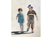 Load image into Gallery viewer, Children Painting, Poster, Prints - Fine Art - from original oil painting by James Coates