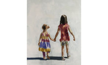 Load image into Gallery viewer, Children holding hands Painting, Posters, Prints, Originals, Commissions, Fine Art - from original oil painting by James Coates