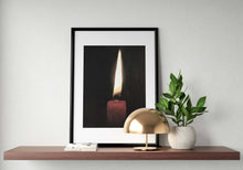 Load image into Gallery viewer, Candle Painting - Still life art - Canvas and Paper Prints Fine Art from original oil painting by James Coates