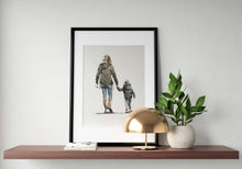 Load image into Gallery viewer, Mommy and child - Painting - Poster - Wall art - Canvas Print - Fine Art - from original oil painting by James Coates