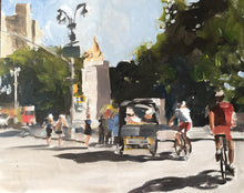 Load image into Gallery viewer, Central Park - Painting -Wall art - Canvas Print - Fine Art - from original oil painting by James Coates