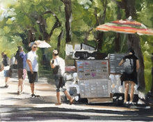 Load image into Gallery viewer, Central park Painting , Poster, Wall art, Prints - Fine Art - from original oil painting by James Coates