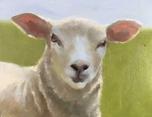 Load image into Gallery viewer, Sheep Painting, sheep Poster, Wall art, Canvas Print, Fine Art - from original oil painting by James Coates
