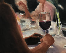 Load image into Gallery viewer, Wine Painting Wall art Canvas Print Fine Art from original oil painting by James Coates