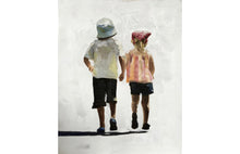 Load image into Gallery viewer, Children Painting, poster, Prints - Fine Art - from original oil painting by James Coates