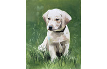 Load image into Gallery viewer, Labrador Puppy Painting, Prints, Canvas, Originals, Commissions, Fine Art - from original oil painting by James Coates