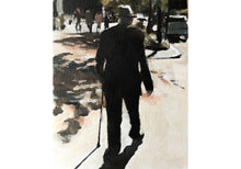 Load image into Gallery viewer, Old man Painting, old man Poster, old man Wall art, old man Canvas Print, Fine Art - from original oil painting by James Coates