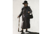 Load image into Gallery viewer, Old lady Painting, Wall art, Canvas Print , Fine Art - from original oil painting by James Coates